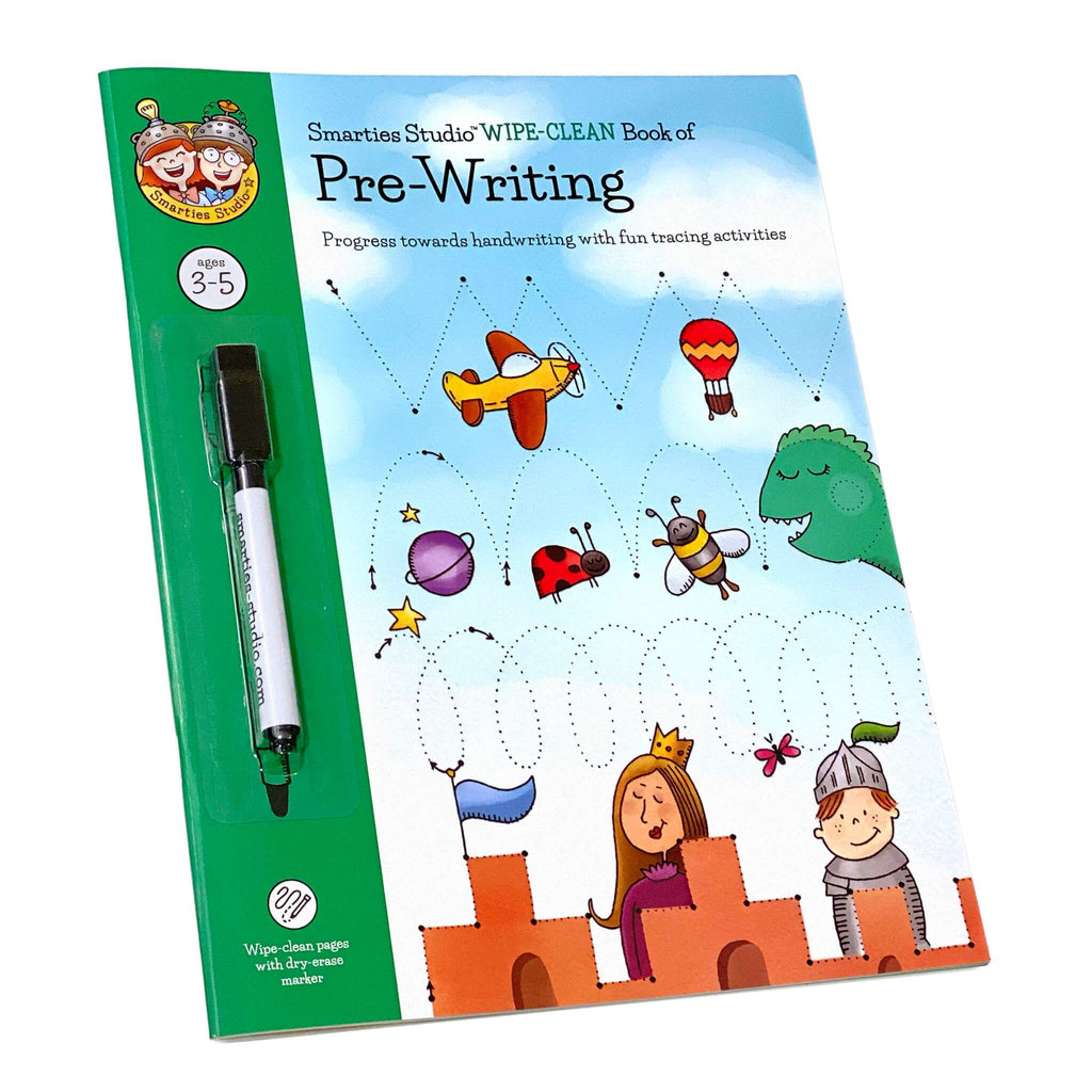 Smarties Studio Wipe Clean Book of Pre-Writing - Front Cover