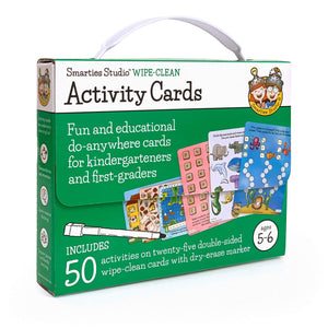 Smarties Studio Wipe Clean Activity Cards for Ages 5-6 ~ Box Front